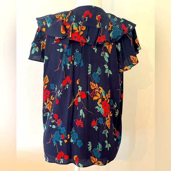 Sea NY Flutter Sleeve Top - 6 - Picture 2 of 9